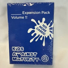 New Sealed KIDS AGAINST MUTURITY Expansion Pack Volume 1 100 More Cards