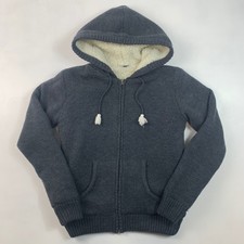 Everlast Sherpa Lined Full Zip Jumper, Grey , Womans Medium