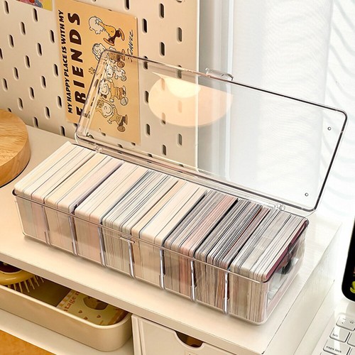 700 Count Plastic Trading Card Storage Box Sports Baseball Cards Box Case - Picture 3 of 11