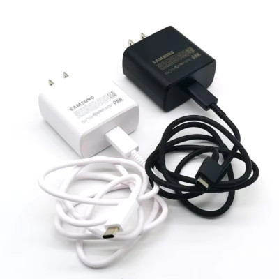 Original Samsung 45W Super Fast Charger Adapter USB-C Cable Galaxy S25 S24 Ultra