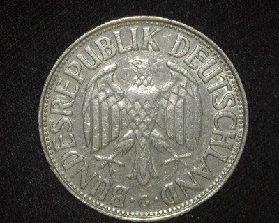GERMANY 1956-G MARK KM110 EXTREMELY FINE ~R31
