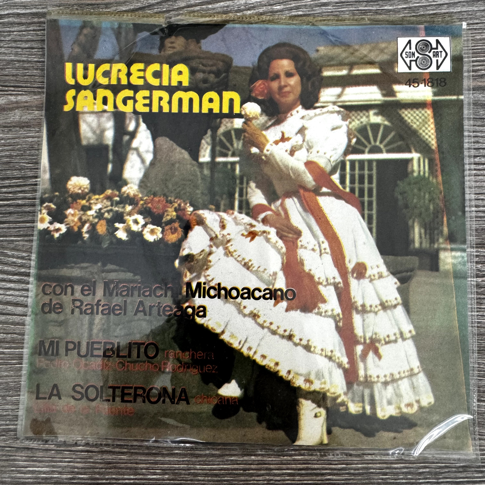 Lucrecia Sangerman & Mariachi, Mi Pueblito / La Solterona, Mexican 7" Single PS