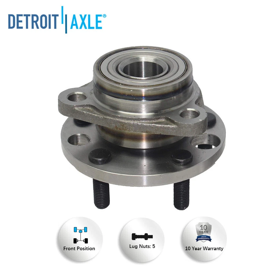 Pair (2) Front Wheel Bearing Hub for Chevy Cavalier Pontiac Sunfire Olds Cutlass — 第 4/4 张图片
