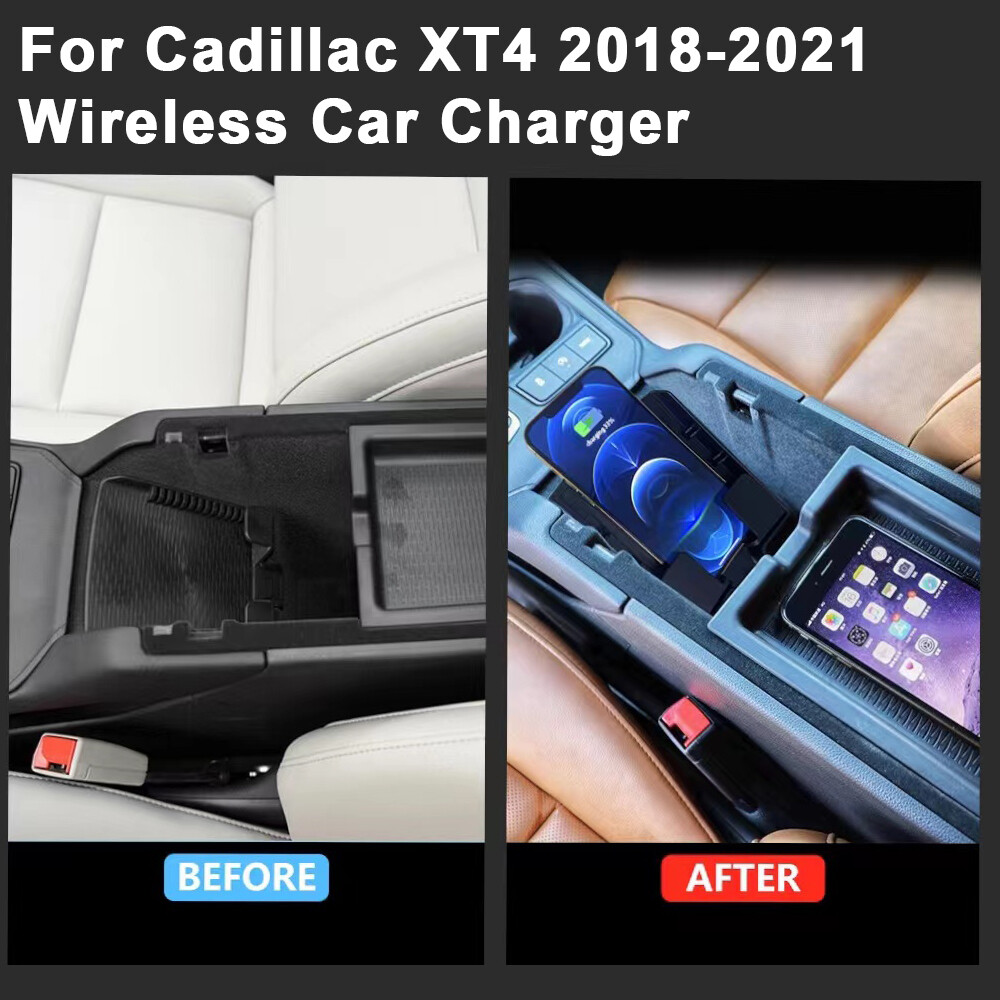 QI Wireless Charger Phone Fast Charging Center Console For Cadillac XT4