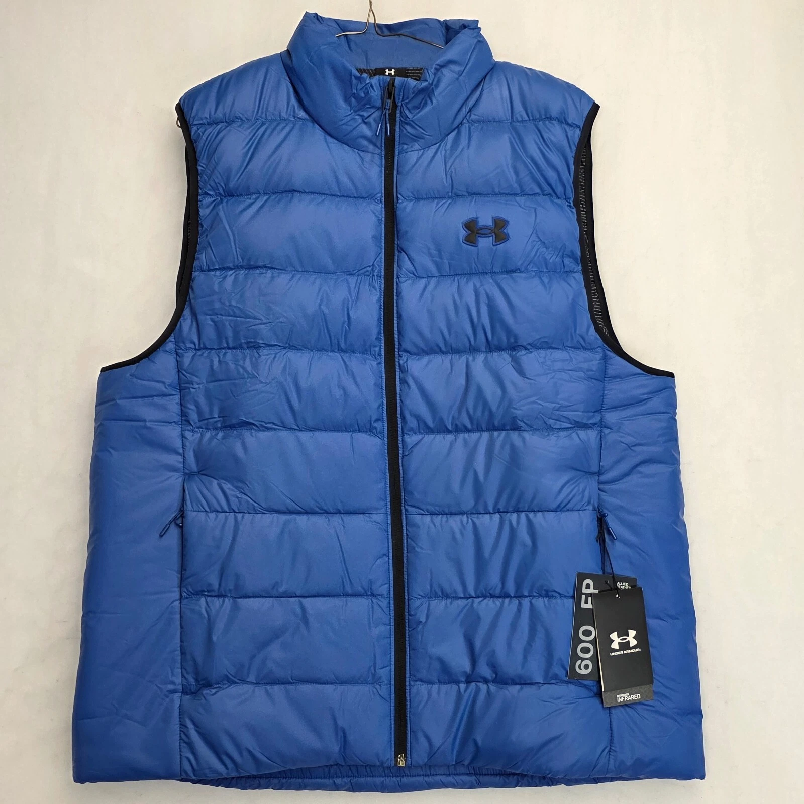 Under Armour Men's Storm Legend Down Water Resistant Puffer Vest Size L Blue