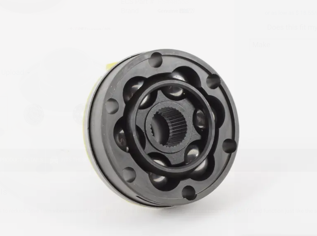 むぅ NEW BMW 5 E60 REAR CV JOINT 26117525812 7525812 ORIGINAL | eBay