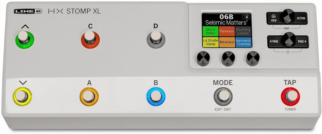 Line 6 HX Stomp XL Limited Edition Multi-Effects Pedal White Line 6 HX Stomp XL Limited Edition Multi-Effects Pedal White
