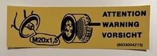 Grand Wagoneer Xj Mj Oil Filter Warning Decal 87-90 For Jeep Reproduction Grand Wagoneer Xj Mj Oil Filter Warning Decal 87-90 For Jeep Reproduction
