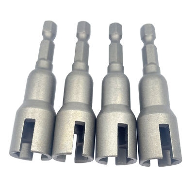 4Stück 1/4'' Power Wing Nut Driver Set, Wing Nut Drill Bit Socket Wrench Tool Set