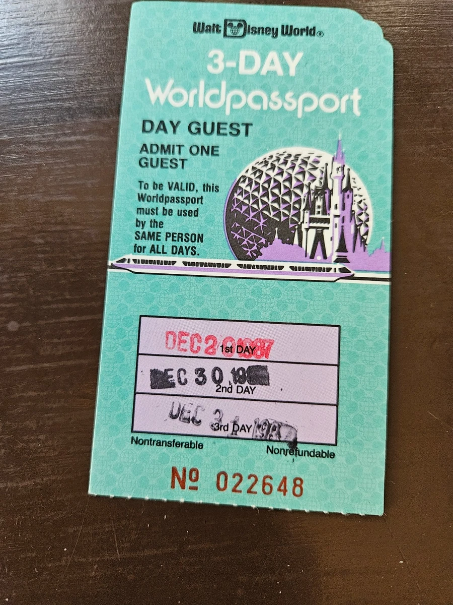 Walt Disney World Tickets for sale - eBay