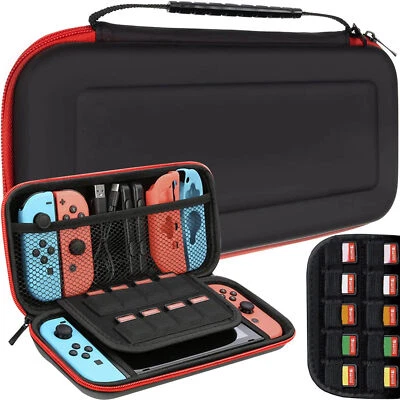 SWITCH HÜLLE Schutzhülle für Nintendo Switch OLED Case Tasche Reiseetui Hardcase Hartschale