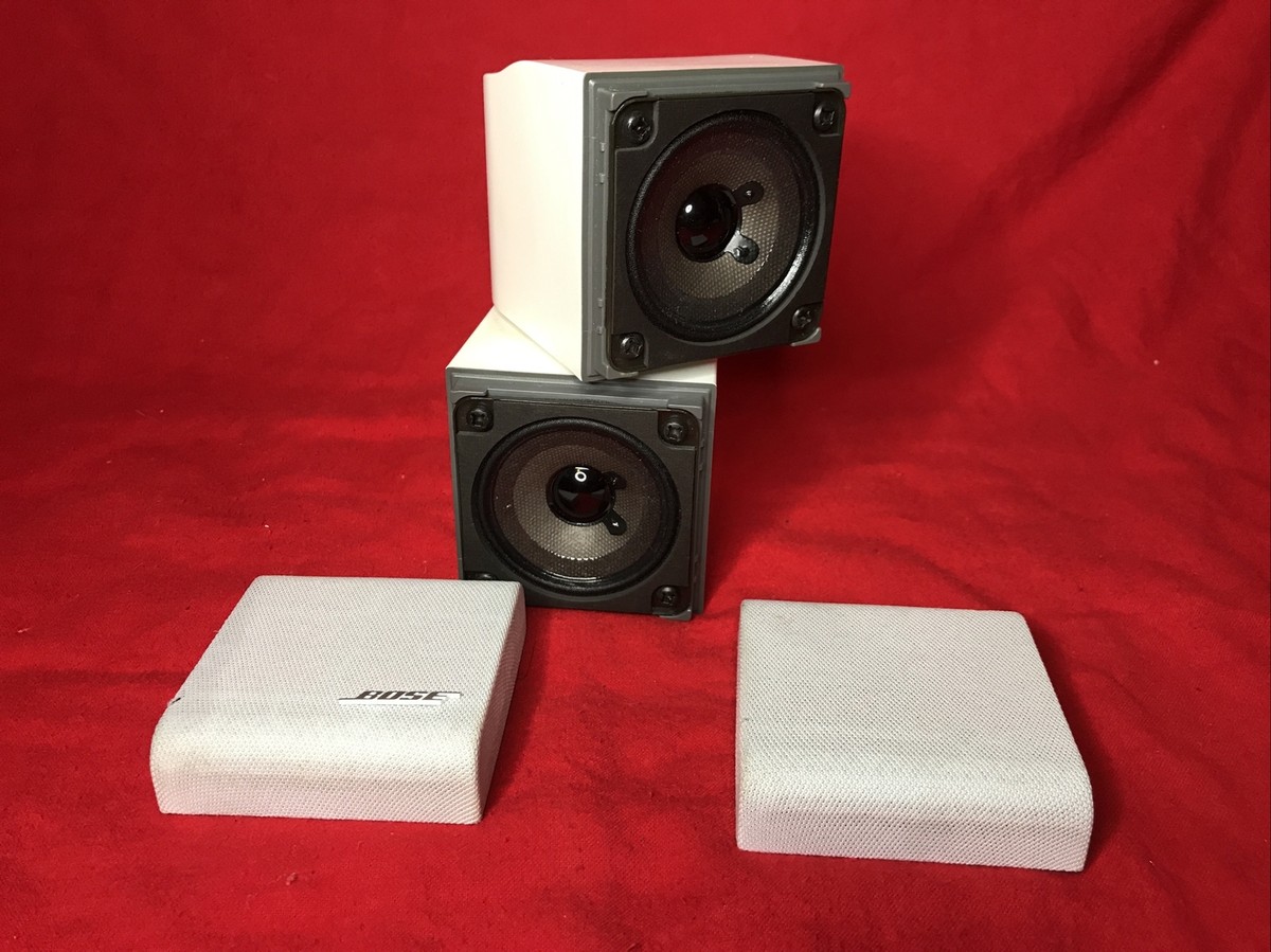 BOSE Dual-Cube Satellite Speaker - White - WORKS | eBay