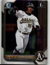2022 Bowman Draft Clark Elliott Chrome #BDC-85 Oakland Athletics