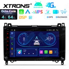 für Mercedes Benz W245 W906 Vito W639 Autoradio Android 14 4+64GB GPS Navi BT 4G