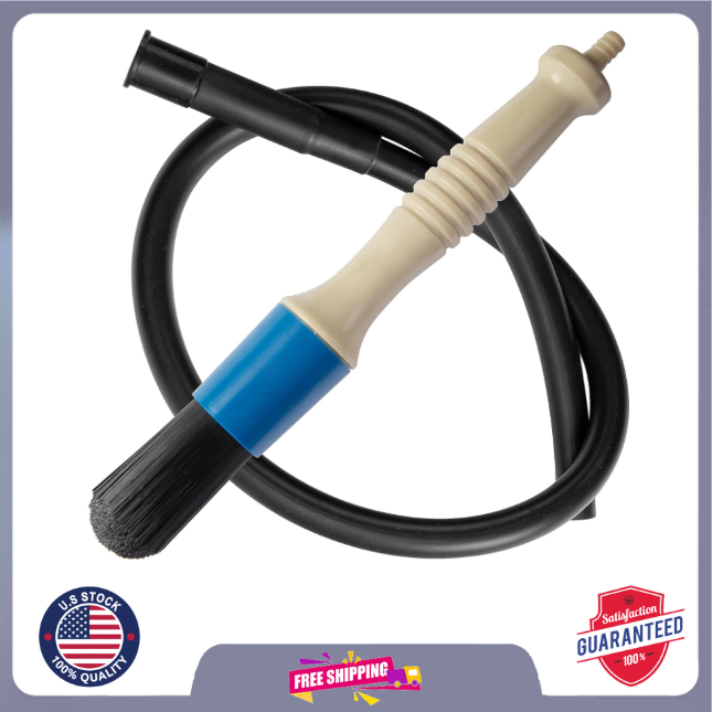 Heavy-Duty 31-Inch Flow-Thru Parts Washer Brush with Wear-Resistant Bristles