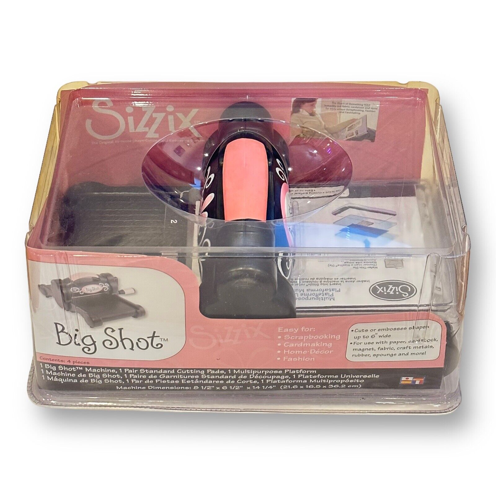 Sizzix Big Shot Machine Only (Black & Pink)