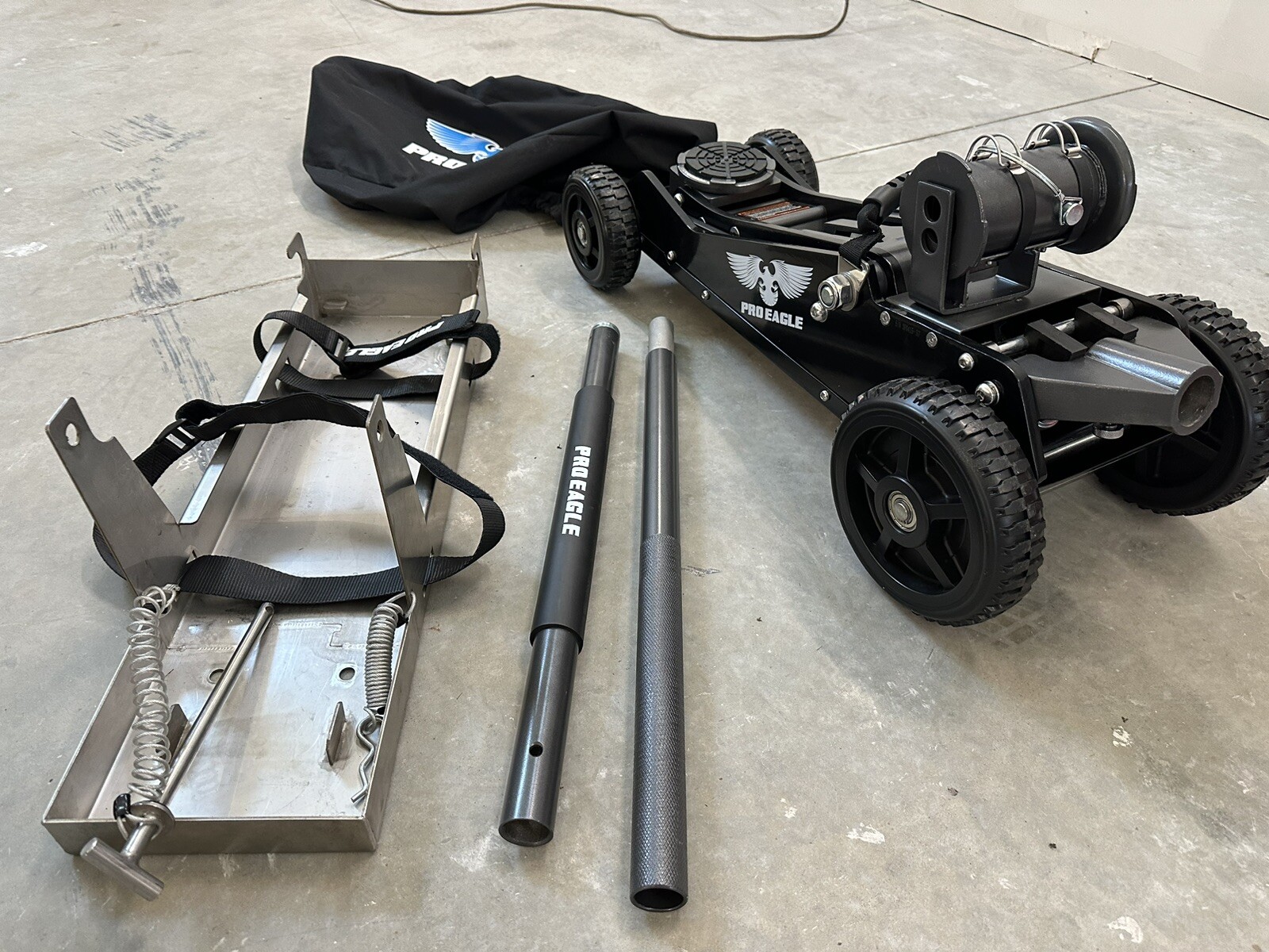 NEW Pro Eagle 3 Ton Big Wheel Off Road Jack Kit eBay