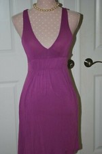 GUESS women's  Intense Purple stretch Bodycon dress S/P
