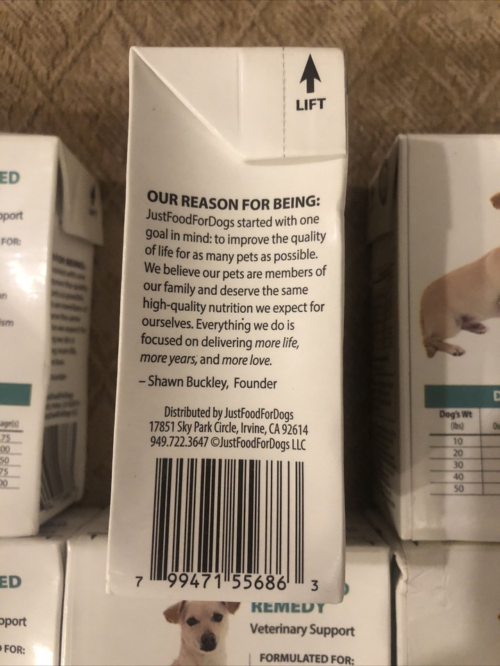 JustFoodForDogs Balanced Remedy (12 Pack)(12.5 Oz Each) For Sensitive