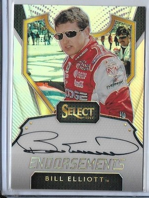 2017 Select Racing BILL ELLIOTT Endorsements Autograph #E-BE PRIZM PARALELL