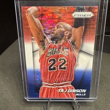 2014-15 Panini Prizm - Taj Gibson #132 Red White & Blue Pulsar Prizm