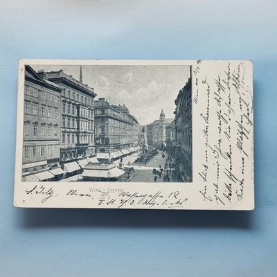Wien AK um 1899 Österreich Grabenszene 19. Jahrhundert ungeteilt