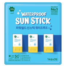 Green Finger Power Shield Sun Stick SPF50+ PA++++ Waterproof 14g x 3ea