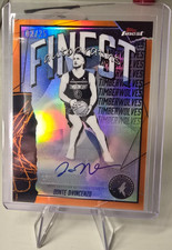 RARE 2025-26 Topps Finest Donte DiVincenzo Finest Auto Orange 02 /25 #FAU-DD