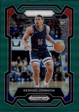 2024 Panini Prizm Draft Picks #66 Keshad Johnson Prizms Green