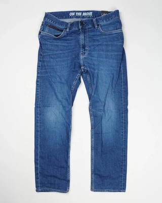 Lee Men's Urban Rider Straight Jeans W31 L31 Blue Medium Wash