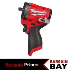 Milwaukee M12FCIWF38G3-0 12V Fuel Cordless Brushless 3/8" Impact Wrench Unit