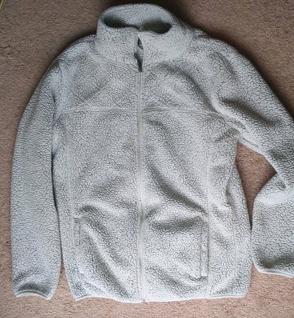 Stillwater Supply Co Sherpa Fleece Quarter Zip Pullover 2XL Cream Cozy