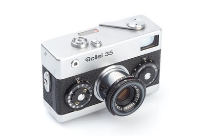 Rollei 35 Chrome w.      Tessar 3.5/40mm Made in Germany