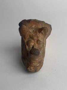Precolumbian Costa Rica Ceramic Rattle Leg Shard