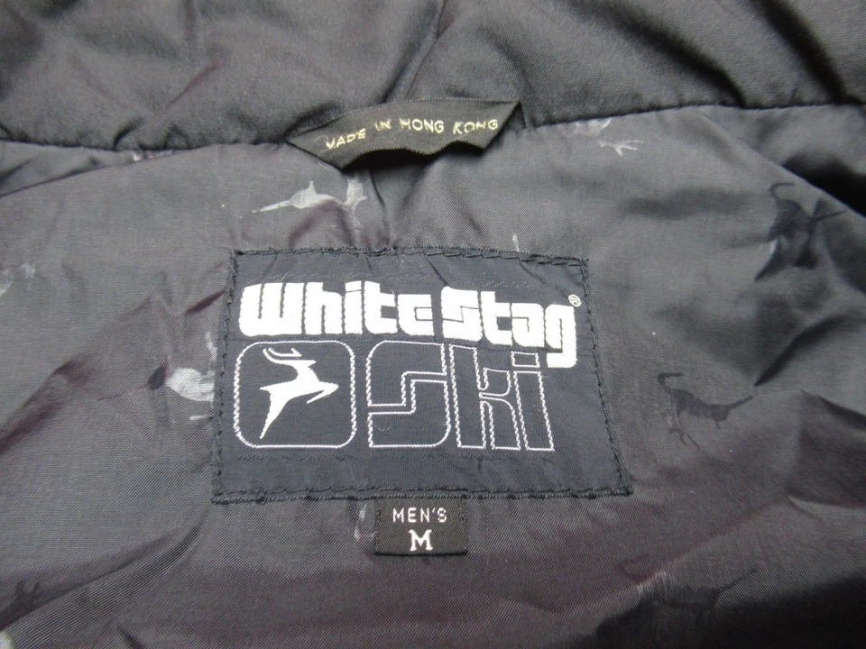 Vtg 1980's Mountain Goat by White Stag Ski Puffer Vest Black Mens M - Image 4 of 4
