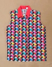Vintage MICKEY CO Mickey Mouse Vest - Size Medium - 100 Cotton, Malaysia