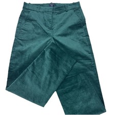 J Crew Kallie Pant Emerald Green Size 6 Velvet Velveteen Chino Holiday Festive