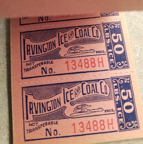 6 Vintage 1930s Various Different Ice & Coal Coupon Books - Lot D - Picture 8 of 10