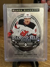 2024-25 UD Black Diamond Single Relic Rookies Graeme Clarke /99 #BDR-GC New