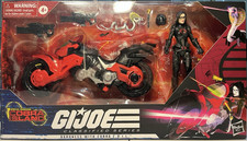 Hasbro G.I. Joe Classified Baroness w  Cobra C.O.I.L. Motorcycle & Weapons