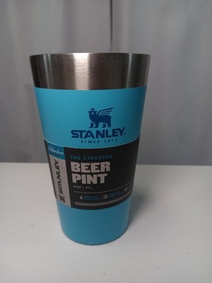 STANLEY 16 oz. Classic Stay Chill Stainless Steel Beer Pint - Light Blue NWT