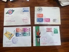 Group of 4 Early Unused China Taiwan FDC Covers