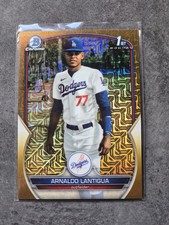 2023 Bowman Chrome - Arnaldo Lantigua #BCP-242 Gold Mojo Refractor /50 (RC)
