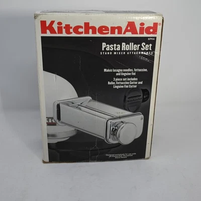 KitchenAid KPRA Pasta Roller Set Fettuccine Linguine Attachments Italy - Image 1 of 4