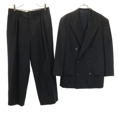 ISSEY MIYAKE ブラック テーラードジャケット 90s ISSEY MIYAKE MEN 90s Made in Japan Old suit Setup M/L black