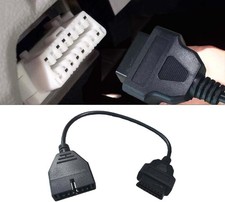 OBD2 to OBD1 GM Adapter, Car Code Reader, 12 Pin 16 Black