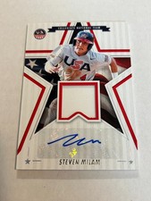 2025 Panini Stars & Stripes Steven Milam Patch Auto LSU Tigers ZC1