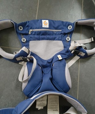 Ergobaby BABYTRAGE Tragetasche Blau 4 Tragepositionen 360 Cool Air Baby TRAGE