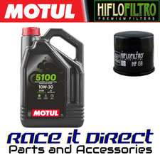 Oil and Filter for Suzuki TL1000 S 1997-2000 MOTUL 5100 & Hiflo