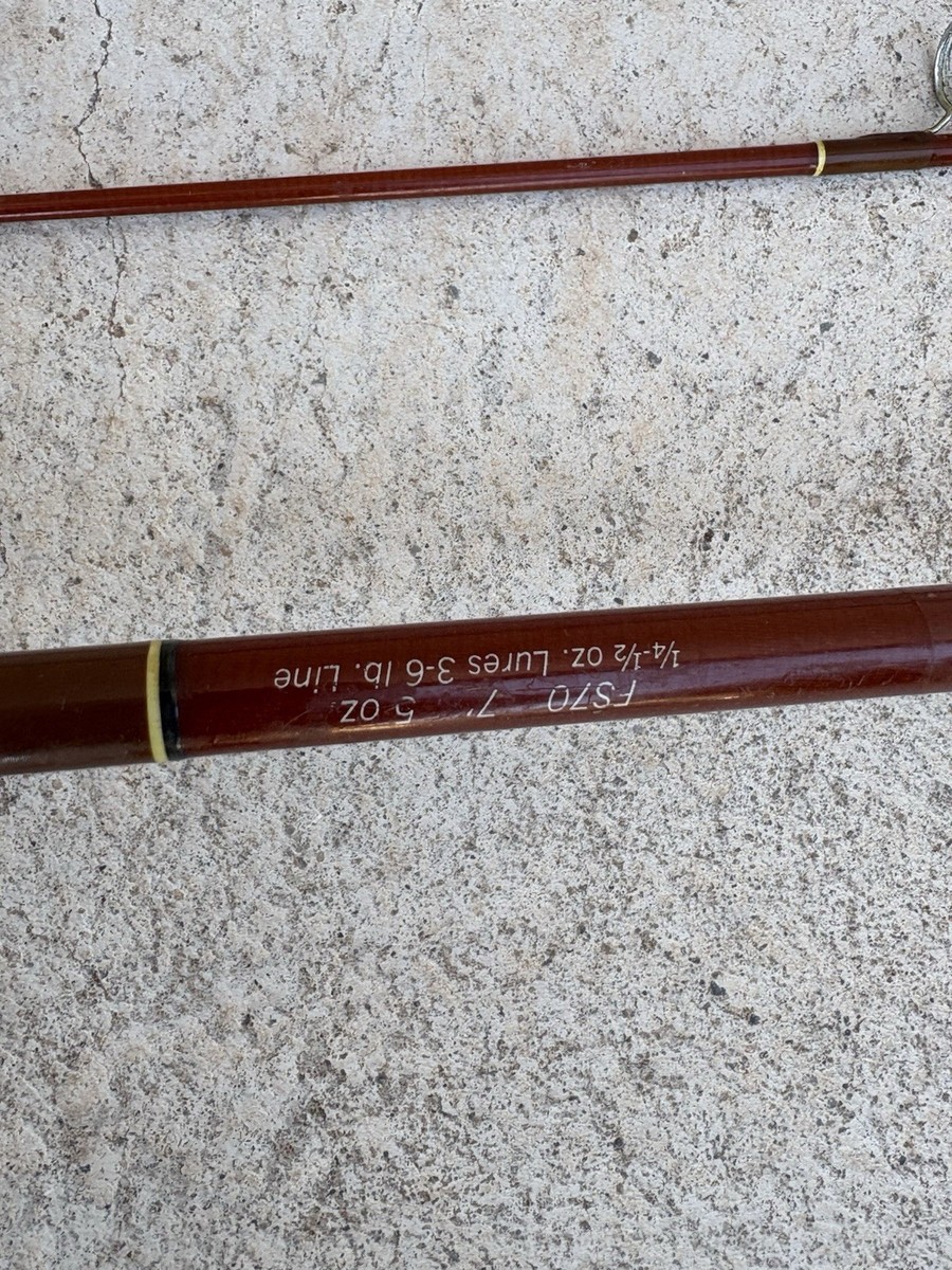Vintage Fenwick FS-70 Spinning Rod, Tube And Sock. | eBay